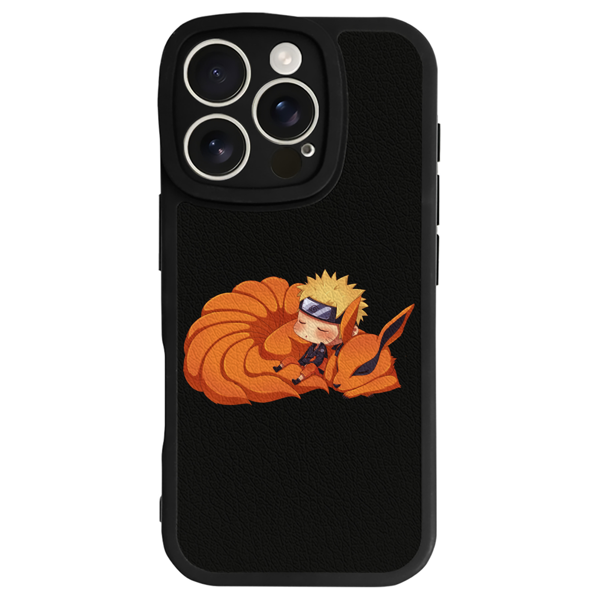（画像用） NARUTO -ナルト- うずまき ナルト Uzumaki Naruto 【iPhone 16シリーズ対応】シリコンスマホケース（レザー調） 材質：シリコン